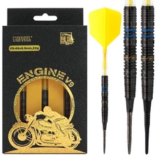 CUESOUL ENGINE V9 18/20/22g Steel Tip 90% Tungsten Darts with GEM STONE Finished