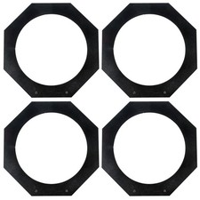 4 American DJ ADJ PAR-G38 Black Gel Holder Frames For PAR-38B  PAR-38RB Lights