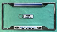 Ford Motorsport License Plate Frame Key Ring