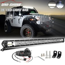 Dual Row 38inch Led Work Light Bar Flood Spot Combo For Jeep Driving Offroad Utv Dual Row 38inch Led Work Light Bar Flood Spot Combo For Jeep Driving Offroad Utv