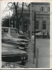 1973 Press Photo Cars parked on street in Schenectady, New York - tua15911