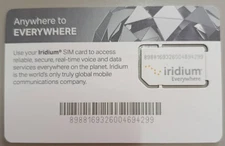 IRIDIUM SIM CARD