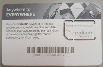 IRIDIUM SIM CARD