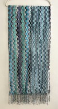 Missoni Aqua Blue Metallic Fringe Scarf Wrap