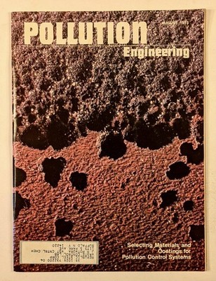 Pollution Engineering August 1973 Vintage Magazine Industrial Pollution Control