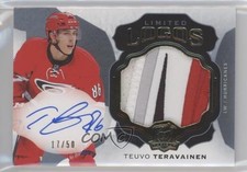 2016-17 Upper Deck The Cup Limited Logos 17/50 Teuvo Teravainen #LL-TT Auto 2d8