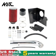 Cold Air Intake Kit +Heat Shield For Jeep Wrangler JK Pipe Power Flow Hose