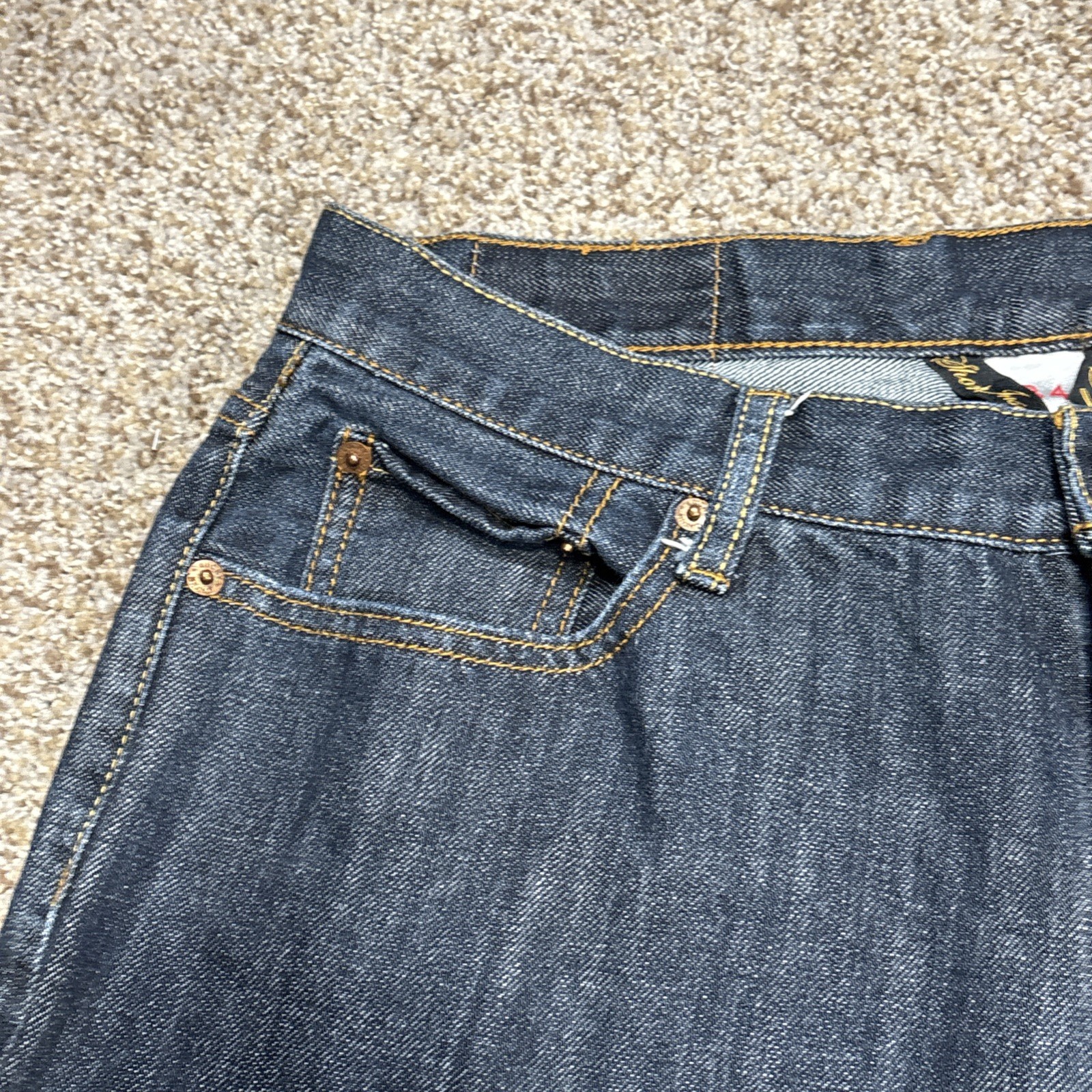 Vintage Lucky Brand Denim Jeans Men’s Size 34 100% Cotton 33x29 - View 3