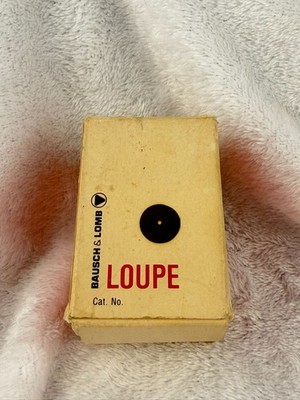 Vintage Bausch & Lomb 3X Clip-On Loupe Model N8564 with Original Box