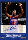 Dennis Rodman Signed Custom Trading Card Auto Detroit Pistons NBA HOF