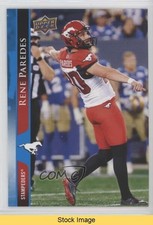 2021 Upper Deck CFL Blue Rene Paredes #116 READ 7l6