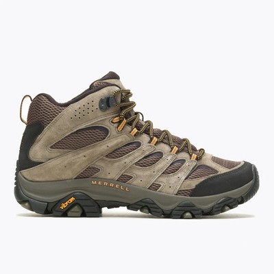 Merrell Moab 3 Mid GTX Waterproof Mens Size 8 Hiking Shoes Walnut NEW