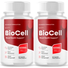 (2 Pack) BioCell Blood Health Support Bio Cell Glycogen Vitamin 120 Capsules