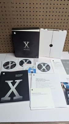 Apple Mac OS X Server 10.3 Panther unlimited clients key, OEM 4 CD Big Box 
