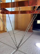 Large Copper Oval Ceiling-Mounted Hanging Pot...