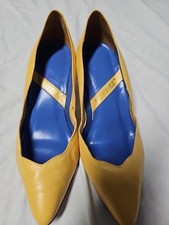 Westies Women's Heels Yellow Man Made Sole 7.5 M Made In Brazil