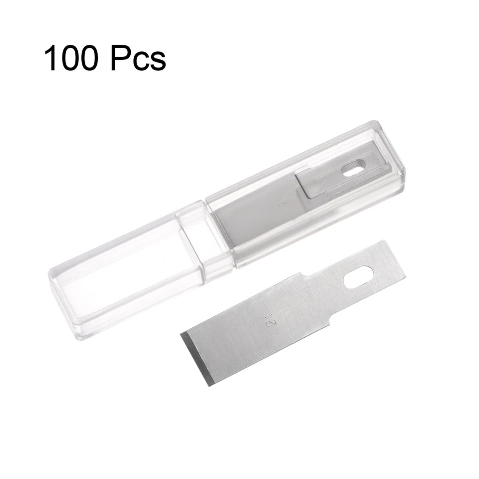 Cuchillas de cuchillo Exacto #21 Hobby Cuchillas de repuesto 100 piezas Repuestos Foto 3 de 4