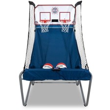 Pop-A Shot Official Home Dual Basketball Arcade Game Blue