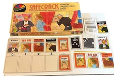 Vintage 1982 Safecrack Mystery Combination Board Game Selchow & Righter Complete