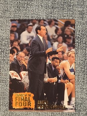 1996 Classic Sears Legends Of The Final Four Mike Krzyzewski #MC4