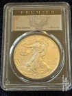 2017 AMERICAN SILVER EAGLE PCGS MS70 PREMIER FIRST EDITION 1 OF 10,000 FLAWLESS