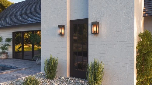 Maren 1-Light Outdoor Wall Mount in Matte Black - Picture 6 of 7