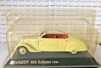 VOITURE PEUGEOT 402 ECLIPSE 1936 1/43 NOREV HACHETTE EN BLISTER - Photo 1/4