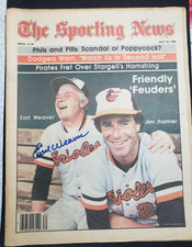 SIGNED EARL WEAVER - THE SPORTING NEWS - JULY 26, 1980