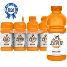 Gatorade Thirst Quencher Zero Sugar Sports 20 Fl Oz Pack of 8 , Orange