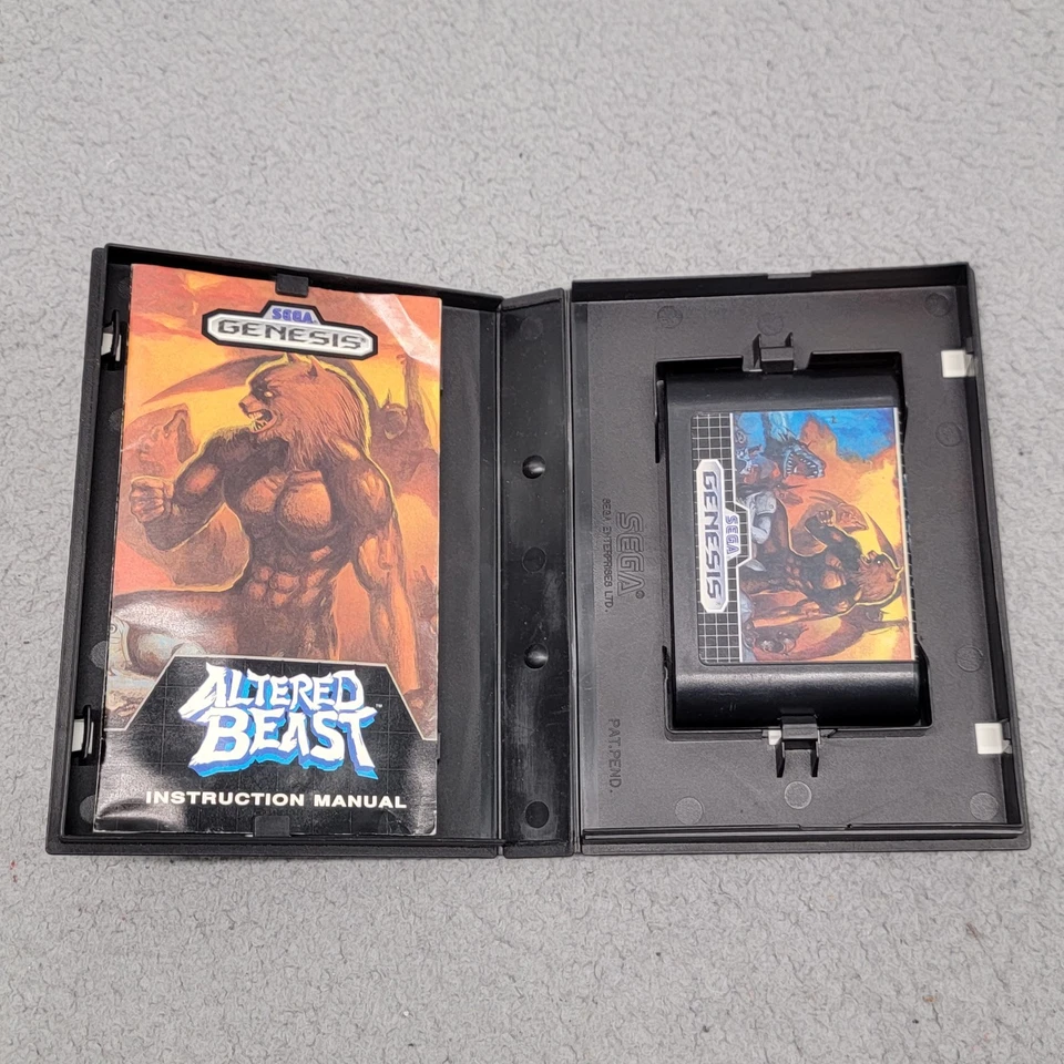 Altered Beast Video Game Sega Genesis Complete in Box CIB Cartridge Manual 1989 - Image 2 of 4