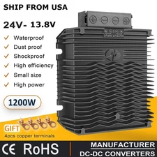 DC 18V-36V Step down 13.8V 100A Buck Converter 13.8 volt for Car Boat Power Golf