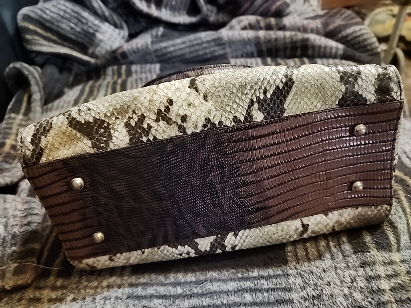 Brahmin Python Purse - image 11