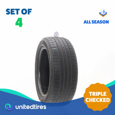 Set Of 4 Used 22555r17 Goodyear Reliant All-season 97v - 6.5-732