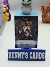 2023 Panini Select Football Light Blue Prizm Autograph 17/49 RC Keaton Mitchell