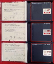 SONY HI-MD MiniDisc 1GB 3-Pack Used JP 3