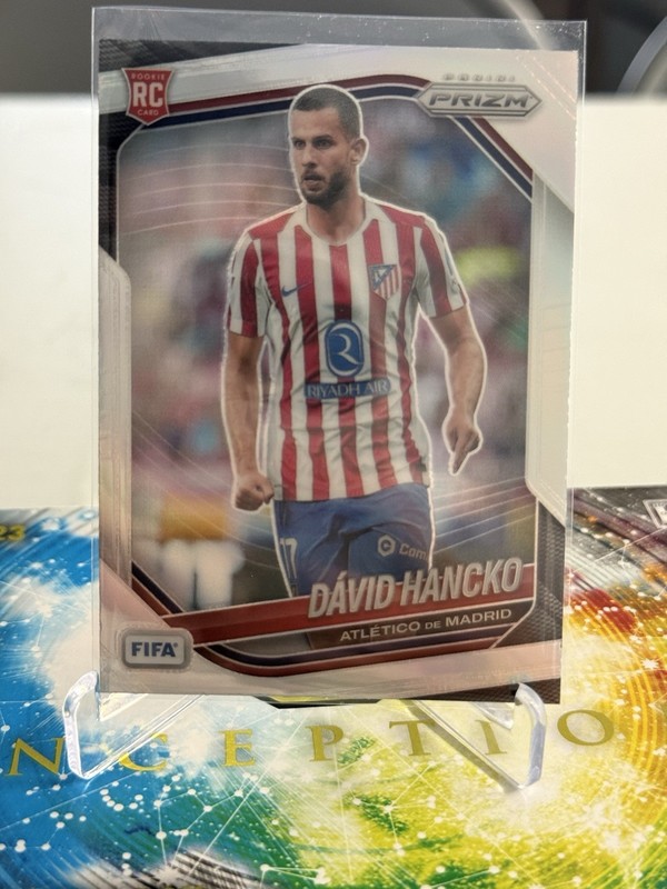 Panini Prizm FIFA Soccer David Hancko Atlético de Madrid #15 Rookie 2025-26