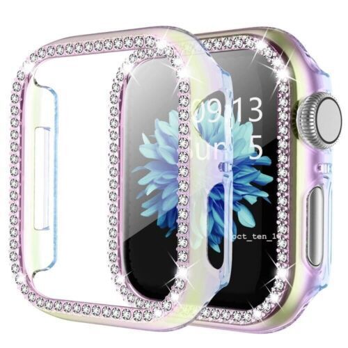For Apple Watch 8 7 6 5 4 3 2 1 SE 49 iWatch Bling Protective Screen Cover Case - Picture 14 of 26