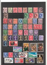 N°155 - ROYAUME-UNI ( 1881-1969 ) 58 timbres neufs et oblitérés