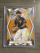 2022 Bowman Chrome Liover Peguero Orange Refractor Invicta #/25 Pirates B3