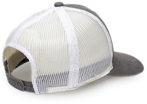 Pabst Blue Ribbon Dark Grey / White Canvas Cap with Mesh Back - Picture 2 of 3