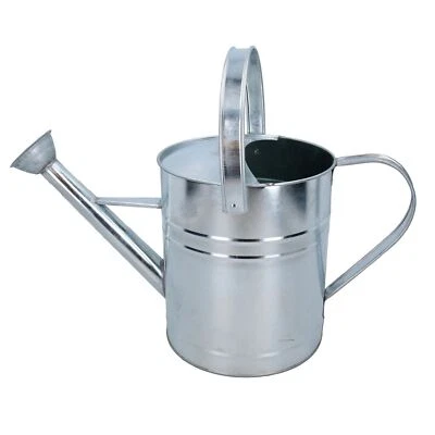 AB TOOLS 5L Watering Can Galvanised Steel Metal Water Greenhouse Garden Plants Home