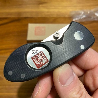 Al mar Knife Havana HCBM-1 Handle Black Micarta With Box New | eBay