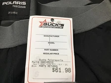 Polaris Men's Midweight Base Layer Bottom Black 2861452 nwot