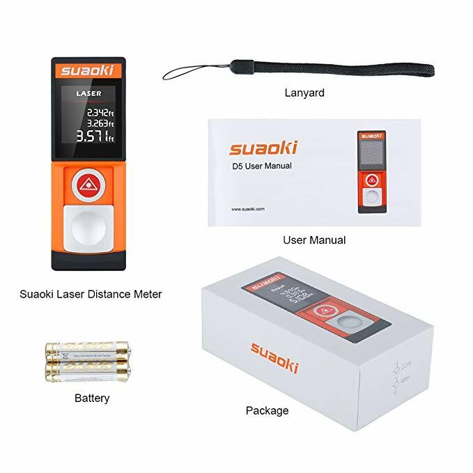 Suaoki D5 Laser Measure 20 Meter Laser Grelly UK