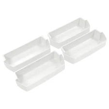 4 Pcs White Refrigerator Door Bin Replacement For Whirlpool Kenmore #WP2187172
