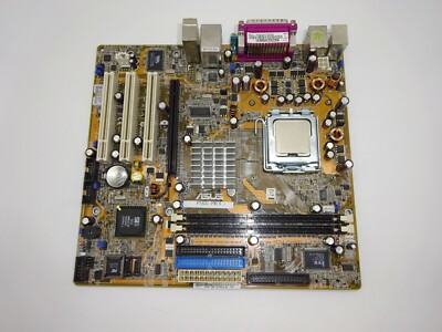 Asus P5SD1-FM/S Rev:1.03 -mit Intel Pentium4 -Socket 775 -ohne I/O Shield #M705