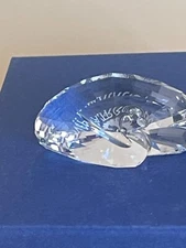 2015 Swarovski Small Peacock Figurine SCS Member Renewal Paperweight w/Box
