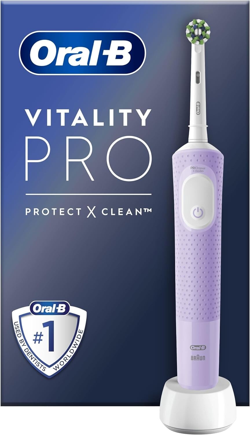 Oral-B Vitality Pro brosse à dents électrique violette avec 1 brossette