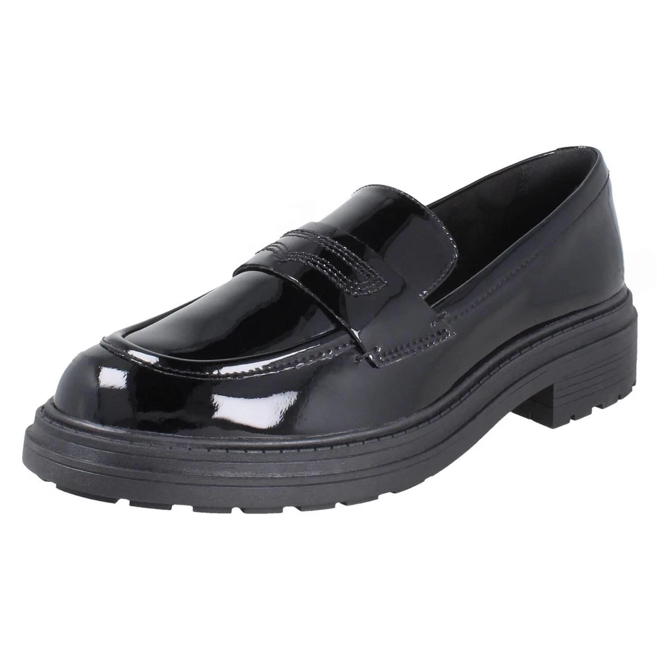 Damen Clarks 'Orinoco3 Edge' Leder Slipper Loafers - D Weite - Bild 2 von 3