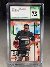 1997 Upper Deck Bandai MLS Eddie Pope #50 - CSG 7.5 - DC United